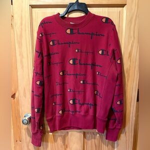 Champion Men's Reverse Weave crewneck sweatshirt size M